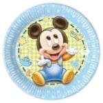 Pratos Baby Mickey 20cm c/8