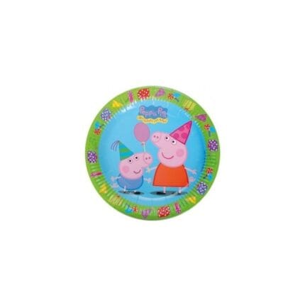 Pratos Peppa Pig 18 cm c/8