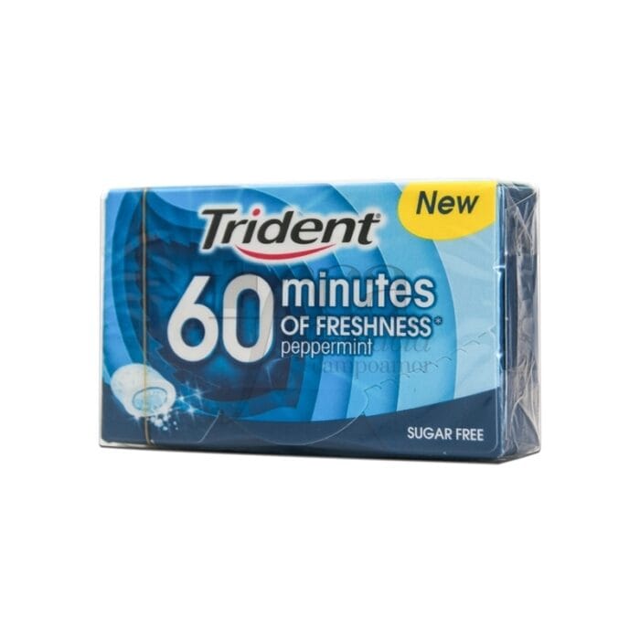 Trident 60 Minutos Azul Peppermint c/16 - Image 1