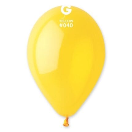 Balões Latex #002 Amarelo 12'' Gemar c/100