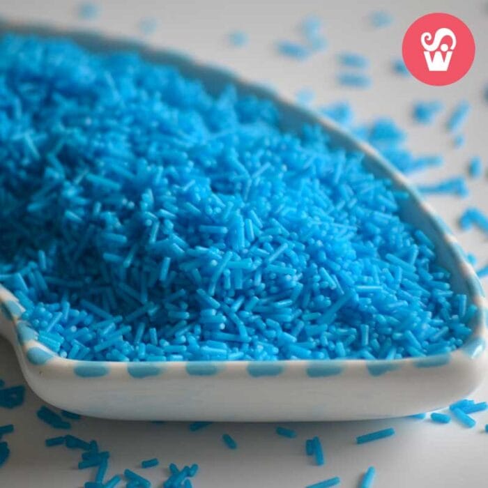 Cake Granulado Azul Claro 250gr - Image 1