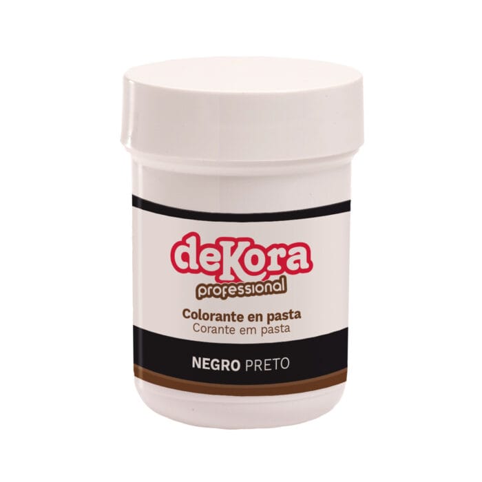 Dekora Corante Em Pasta Preto 30gr - Image 1