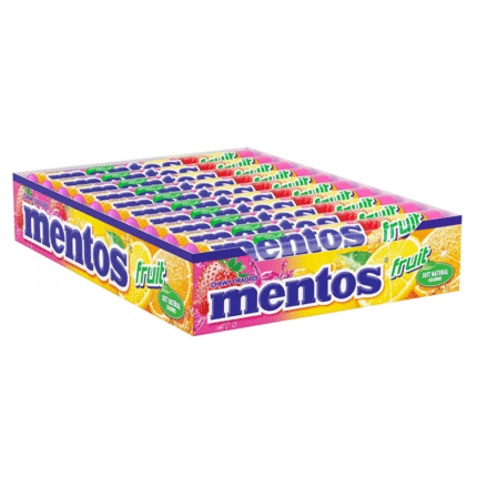 Mentos Fruta 38gr c/20