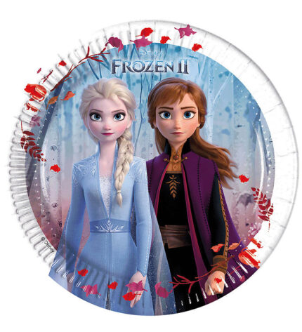 Pratos de Papel Frozen 19,5cm c/8