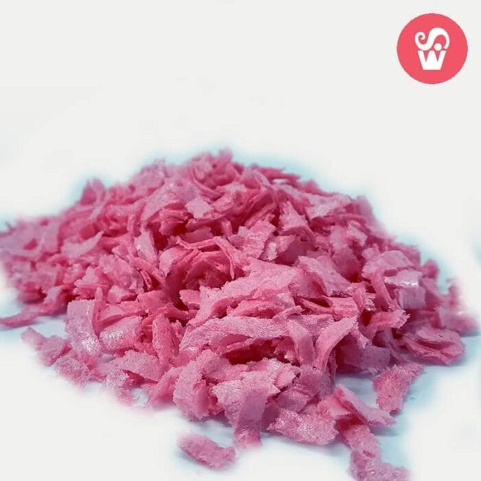 Cake Flocos Cor Rosa 20g - Image 1