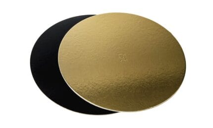 Disco Liso Ouro / Preto Redondo 36cm