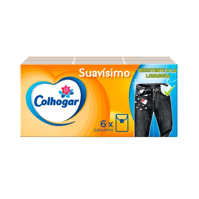 Lenços Colhogar Branco c/6 - Image 1