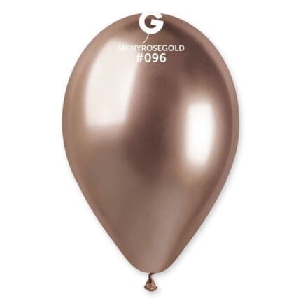 Balões Latex #096 Rosa Gold Shiny 13” Gemar c/50