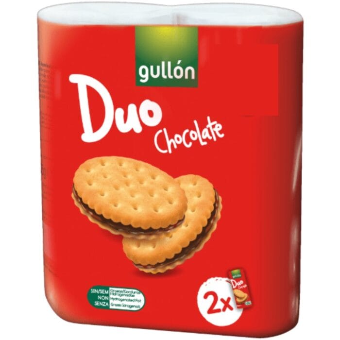 Gullon Duo Chocolate 2x145g - Image 1