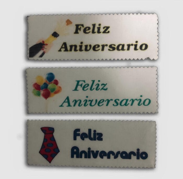 Placas Parabéns Hóstia c/50 - Image 1