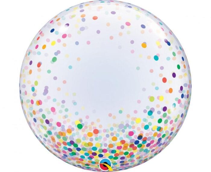 Balão Bubble QL Bolinhas Cores 24'' - Image 1