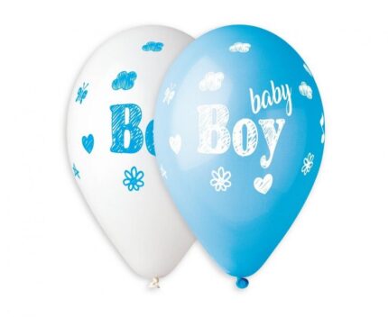 Balões Latex Gemar Baby Boy 13'' c/5