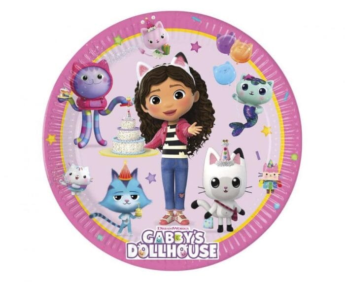 Pratos Gabby's Dollhouse 20cm c/8 - Image 1