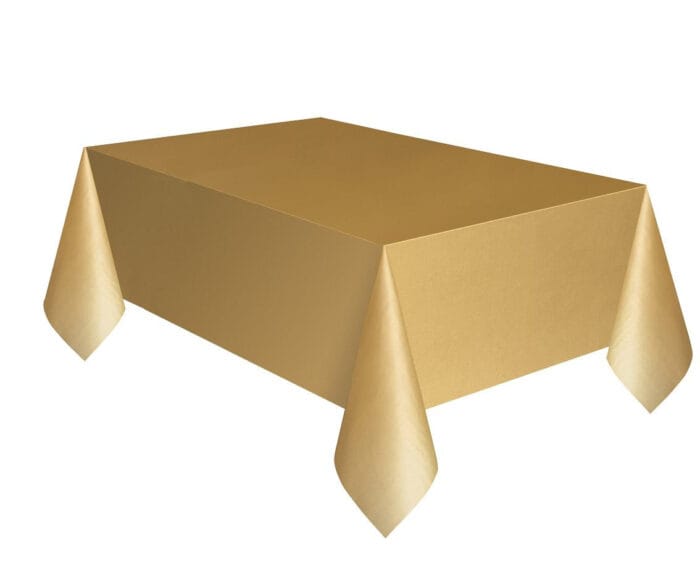 Toalha Mesa Dourada 274x137cm - Image 1