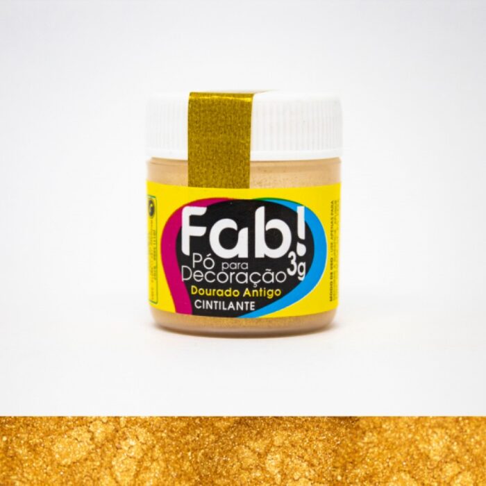 Fab! Pó Decoração Dourado 5gr - Image 1