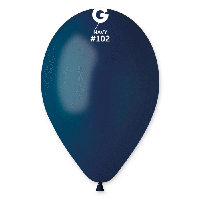 Balões Latex #102 Azul Marinho 12'' Gemar c/100 - Image 1
