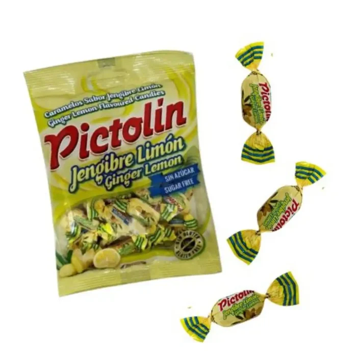Rebuçados Intervan Pictolin Gengibre Limão S/A 65gr c/12 - Image 1