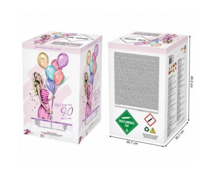 Botija Hélio p/ 90 Balões
