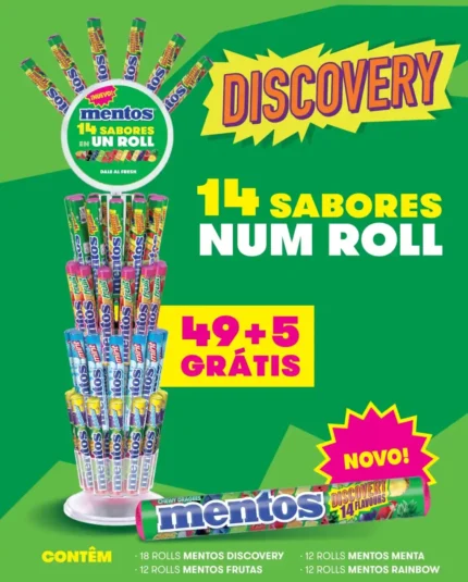 Mentos Espiga 49 + 5 Grátis